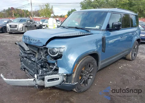 2023 Land Rover Defender 110 S from USA, damaged, VIN SALEJEEX1P2170221